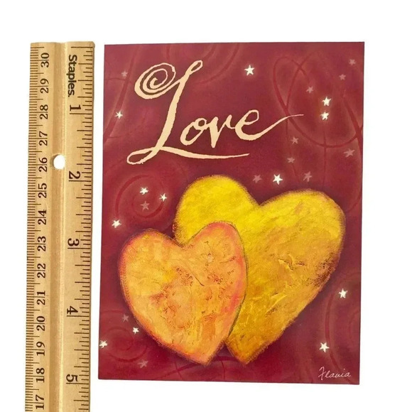 Vintage 6/pk LOVE Greeting Cards Leanin' Tree Flavia Weedn NOS - Picture 8 of 16